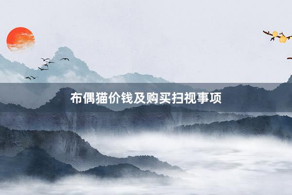 布偶猫价钱及购买扫视事项